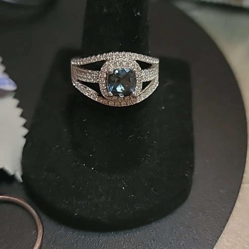London blue topaz ring 6